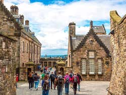 Inside Edinburgh Castle