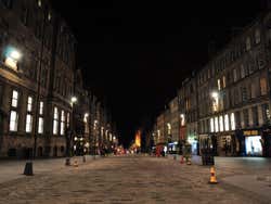 Royal Mile at dusk