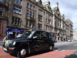City cabs in Edinburgh